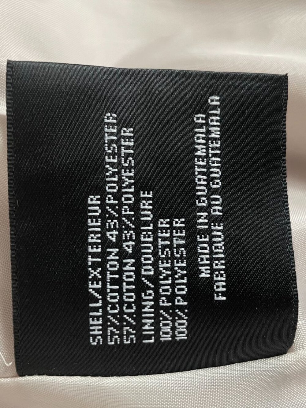 DKNY classic cotton trench coat, light tan, petite L - Picture 4 of 9